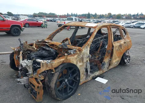 2021 BMW X3 M z USA, uszkodzony, nr VIN 5YMTS0C02M9F00482